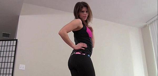  Check out the sexy yoga pants I just bought JOI